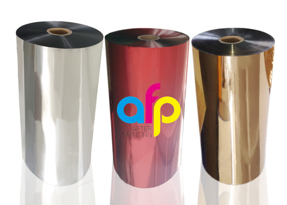 22 Mic PET Metalized ταινία, SGS ελασματοποίησης/εκτύπωσης πλαστική ταινία της PET έγκρισης